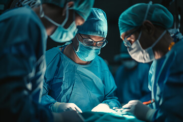 Medical team in the operating room