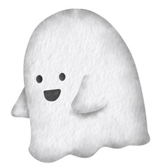 Halloween cute ghost clipart.