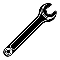wrench isolated on white background