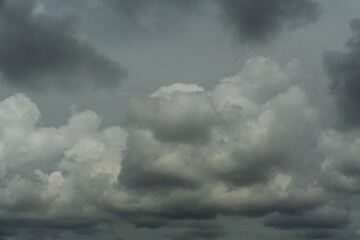 Fototapeta premium Dramatic storm clouds sky heaven cloudscape background.