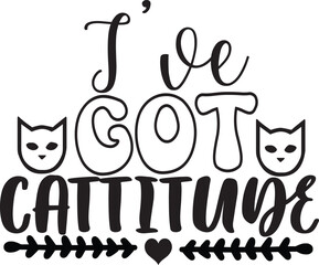 Obraz premium cat svg file