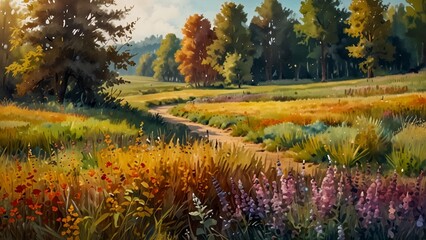 autumn in the mountains