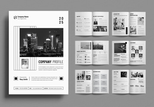 Company Profile Template Layout
