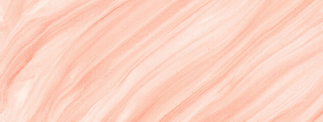 Abstract fluid art background light pink and rose colors. Liquid marble. Acrylic painting with pearl gradient.
