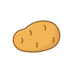 potato icon vector design template simple and clean