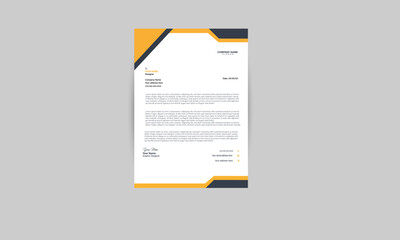 Simple letterhead  design