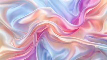 Obraz premium Abstract Pastel Silk Drapery