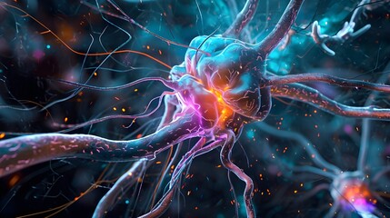Thalamus: Vivid Neural Pathways on Dark Background