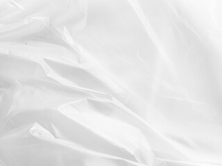 Abstract background plastic bag wihte vacuum cling foil wrinkle texture wall crumpled film foil overlay seal wrap polyethyene packaging frame material industry wrinkle template ecosystem environment