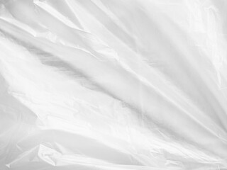 Abstract background plastic bag wihte vacuum cling foil wrinkle texture wall crumpled film foil overlay seal wrap polyethyene packaging frame material industry wrinkle template ecosystem environment