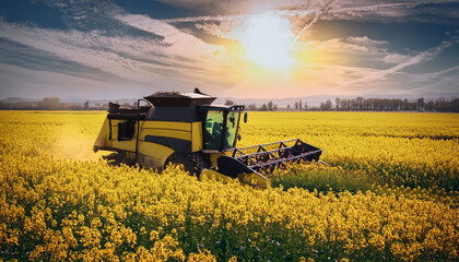 canola oil and its cultivation,harvest period and yellow fields