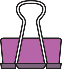 Binder Clip Icon