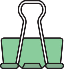 Binder Clip Icon