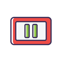 Pause Button vector icon