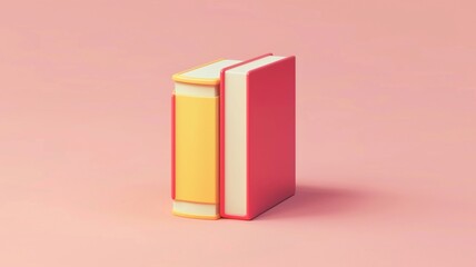Neat pile of generic colourful books with no labels, against a plain background
