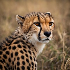 Obraz premium cheetah in the field