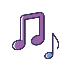 Music Note vector icon