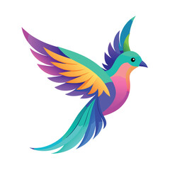 Obraz premium illustration of a flying bird