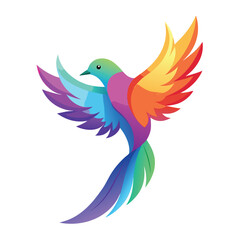 Fototapeta premium illustration of a bird