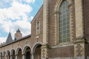 Fragment of the architecture of a medieval European castle