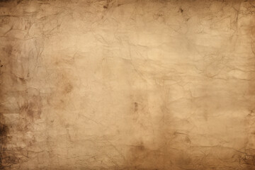 Fototapeta premium Processed collage of ancient scroll sheet of brown aged paper texture. Background for banner