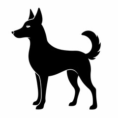 Dog Black silhouette