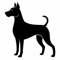 Dog Black silhouette