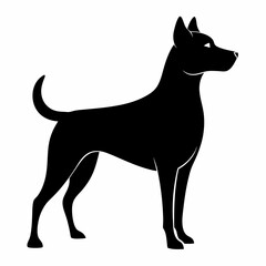 Dog Black silhouette