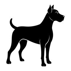 Dog Black silhouette