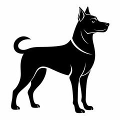 Dog Black silhouette