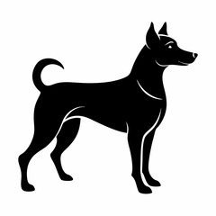 Dog Black silhouette