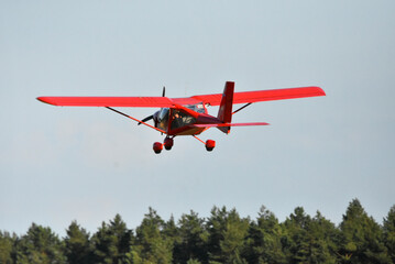 Dangerous aerobatics, airshow, Gryżliny, Poland
