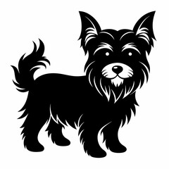 Yorkshire Terrier Black silhouette