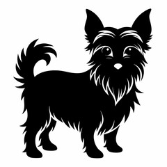 Yorkshire Terrier Black silhouette