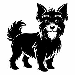 Yorkshire Terrier Black silhouette