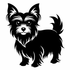 Yorkshire Terrier Black silhouette