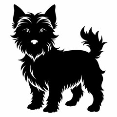 Yorkshire Terrier Black silhouette