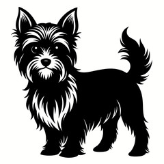 Yorkshire Terrier Black silhouette