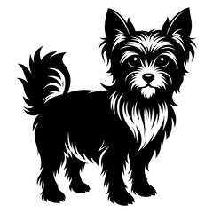 Yorkshire Terrier Black silhouette