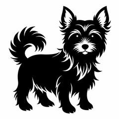 Yorkshire Terrier Black silhouette