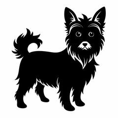 Yorkshire Terrier Black silhouette