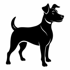 Jack Russell Terrier Black silhouette