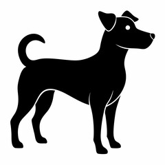 Jack Russell Terrier Black silhouette