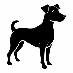 Jack Russell Terrier Black silhouette