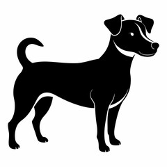 Jack Russell Terrier Black silhouette