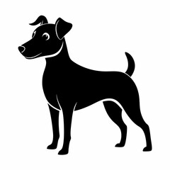 Jack Russell Terrier Black silhouette
