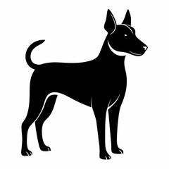 Jack Russell Terrier Black silhouette