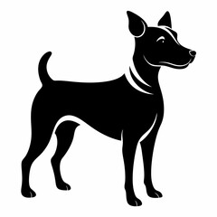 Jack Russell Terrier Black silhouette