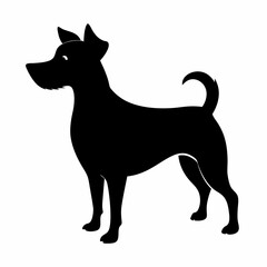 Jack Russell Terrier Black silhouette