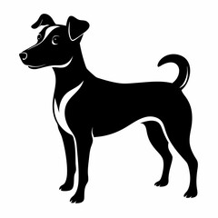 Jack Russell Terrier Black silhouette